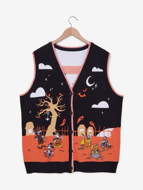 Boxlunch Tops - Disney Mickey & Friends Halloween Costumes Women's 5X Sweater Vest